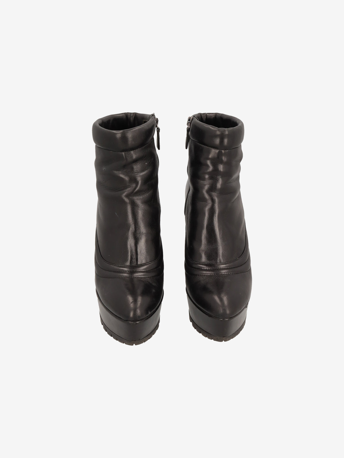 Prada 2010s Platform Ankle Boots W6826.10  Prada 