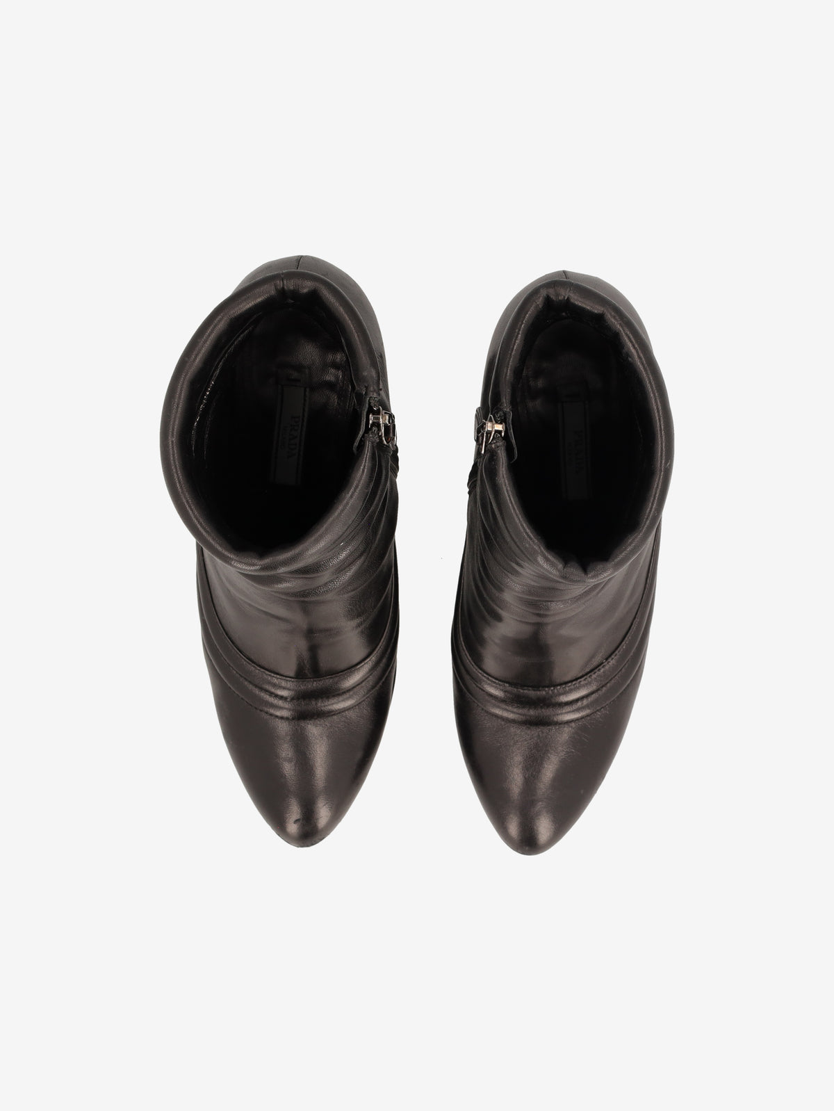 Prada 2010s Platform Ankle Boots W6826.10  Prada 