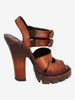 Prada FW2013 Distressed Leather High-Heel Sandals W6826.11  Prada 