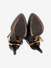 Prada 2000s Leather Knee-High Boots with Gold Detail W6826.9  Prada 