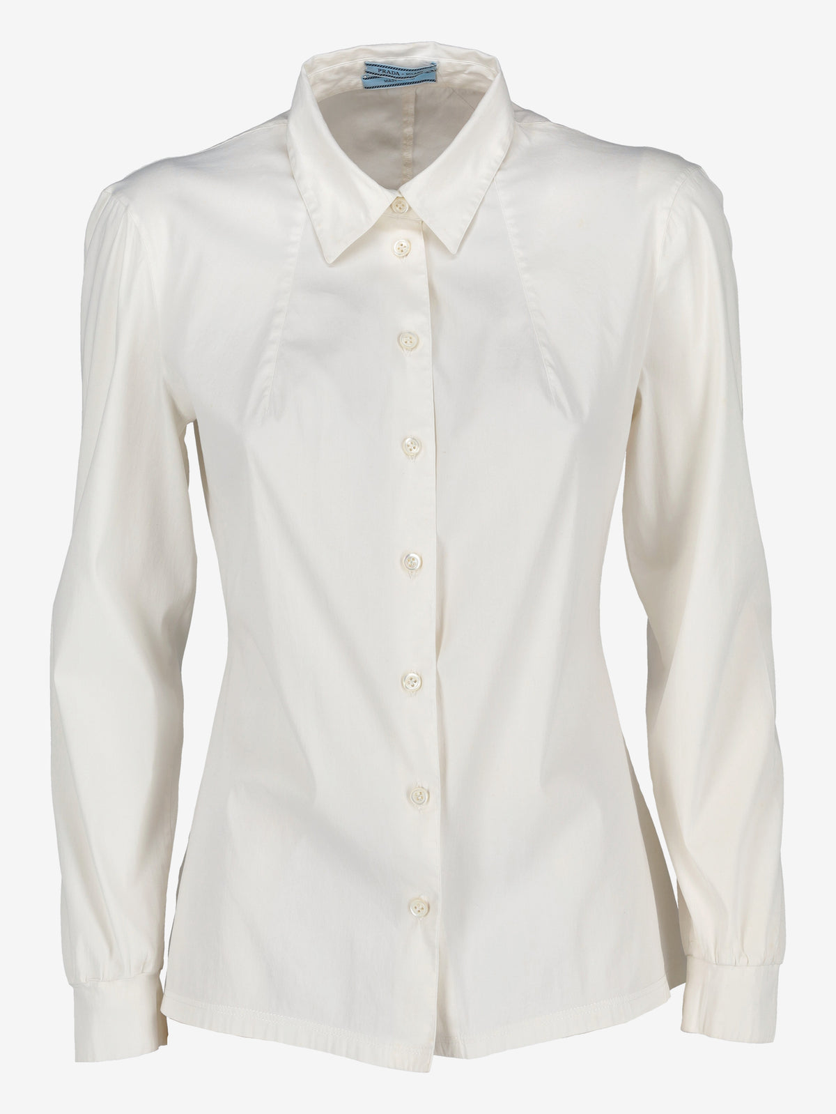 Prada White Classic Cotton Shirt W7426.2  Prada 