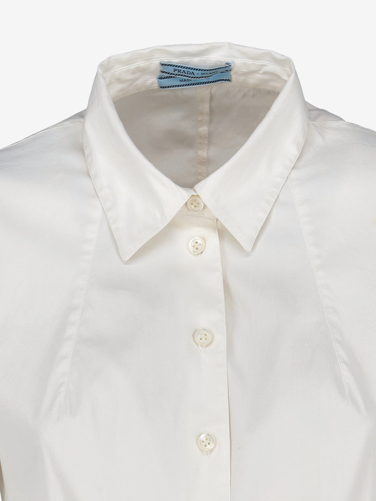 Prada White Classic Cotton Shirt W7426.2  Prada 