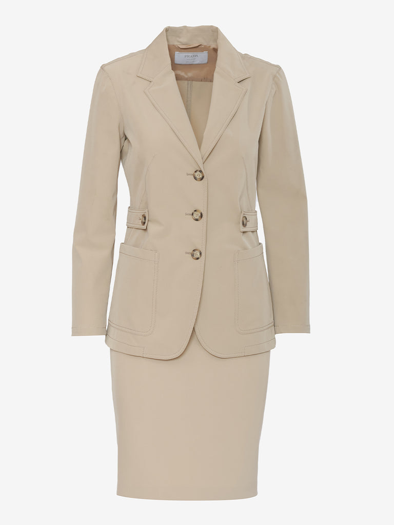 Prada beige suit