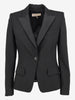 Emilio Pucci Classic Black Blazer with Decorative Metal Button 19102026.3  Pucci 