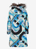 Emilio Pucci Printed Puffer Coat with Fur-Trim Hood CVM26.22.2  Pucci 