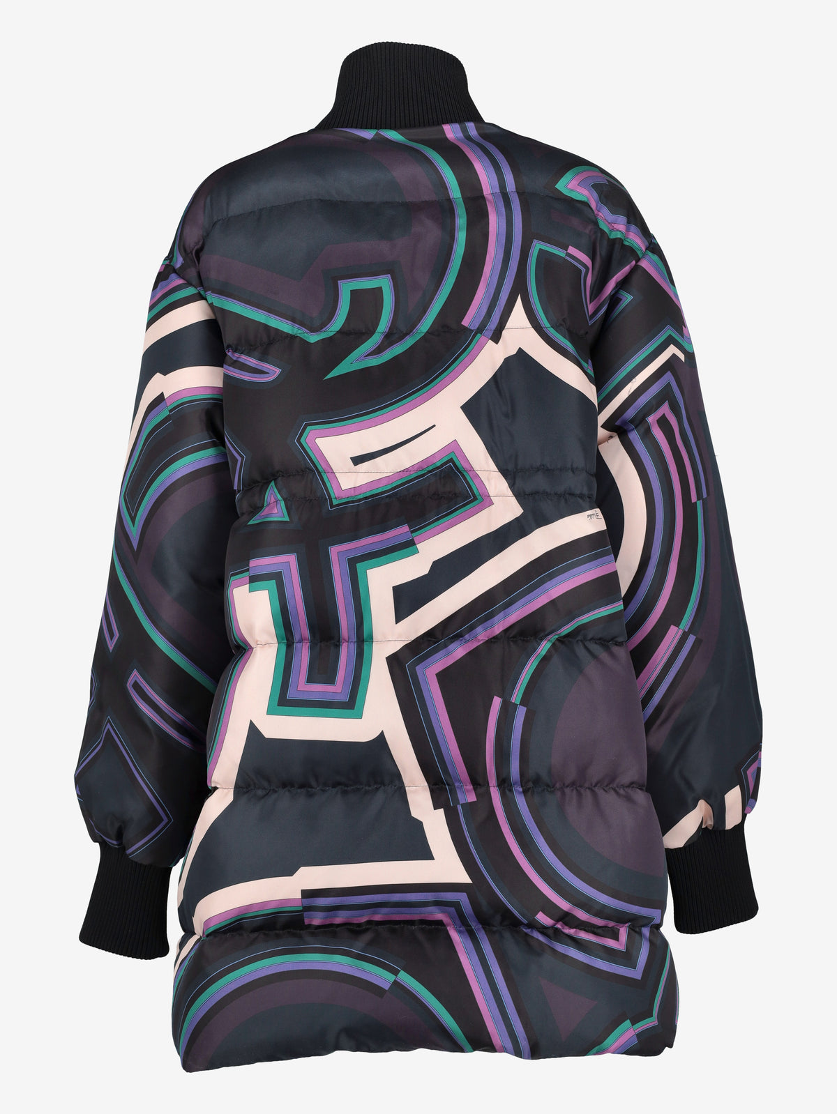 Emilio Pucci Oversized Printed Puffer Coat CVM26.22.3  Pucci 