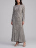 Ralph Lauren Embroidered Tulle & Silk Evening Gown CVM26.22.58  Ralph Lauren 