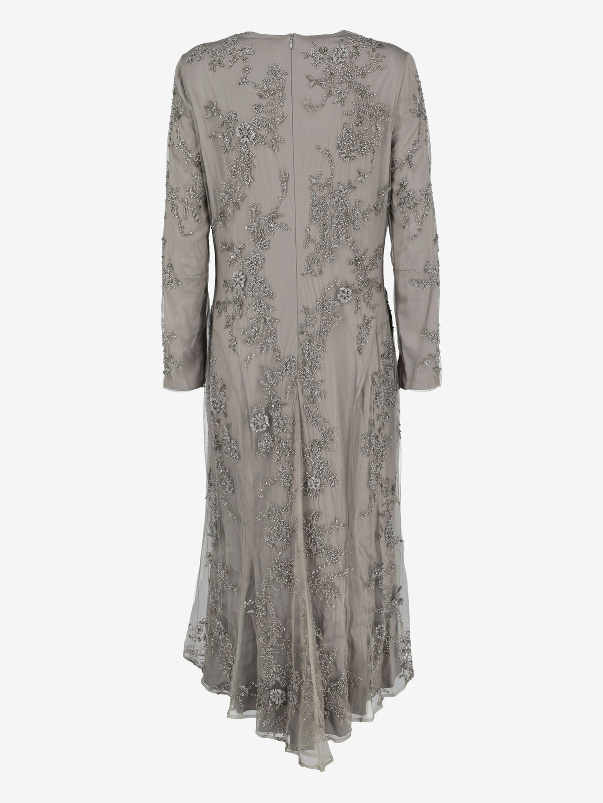 Ralph Lauren Embroidered Tulle & Silk Evening Gown CVM26.22.58  Ralph Lauren 