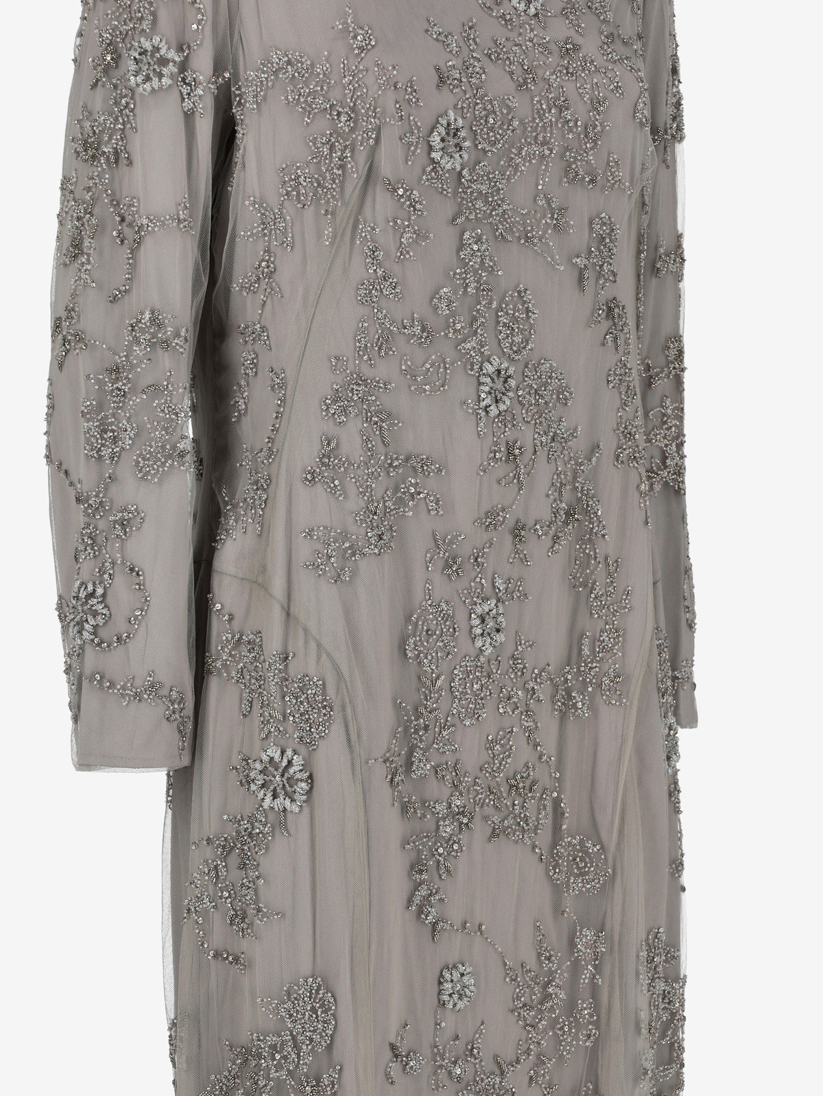 Ralph Lauren Embroidered Tulle & Silk Evening Gown CVM26.22.58  Ralph Lauren 