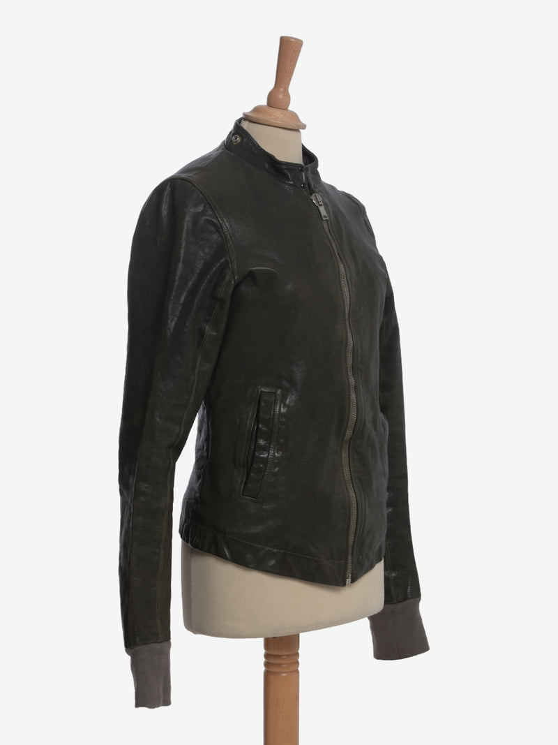 Vintage Leather Jacket MR23122.12  Rick Owens 