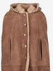 Vintage Shearling Hooded Cape B4925.1  Ritz Saddler 