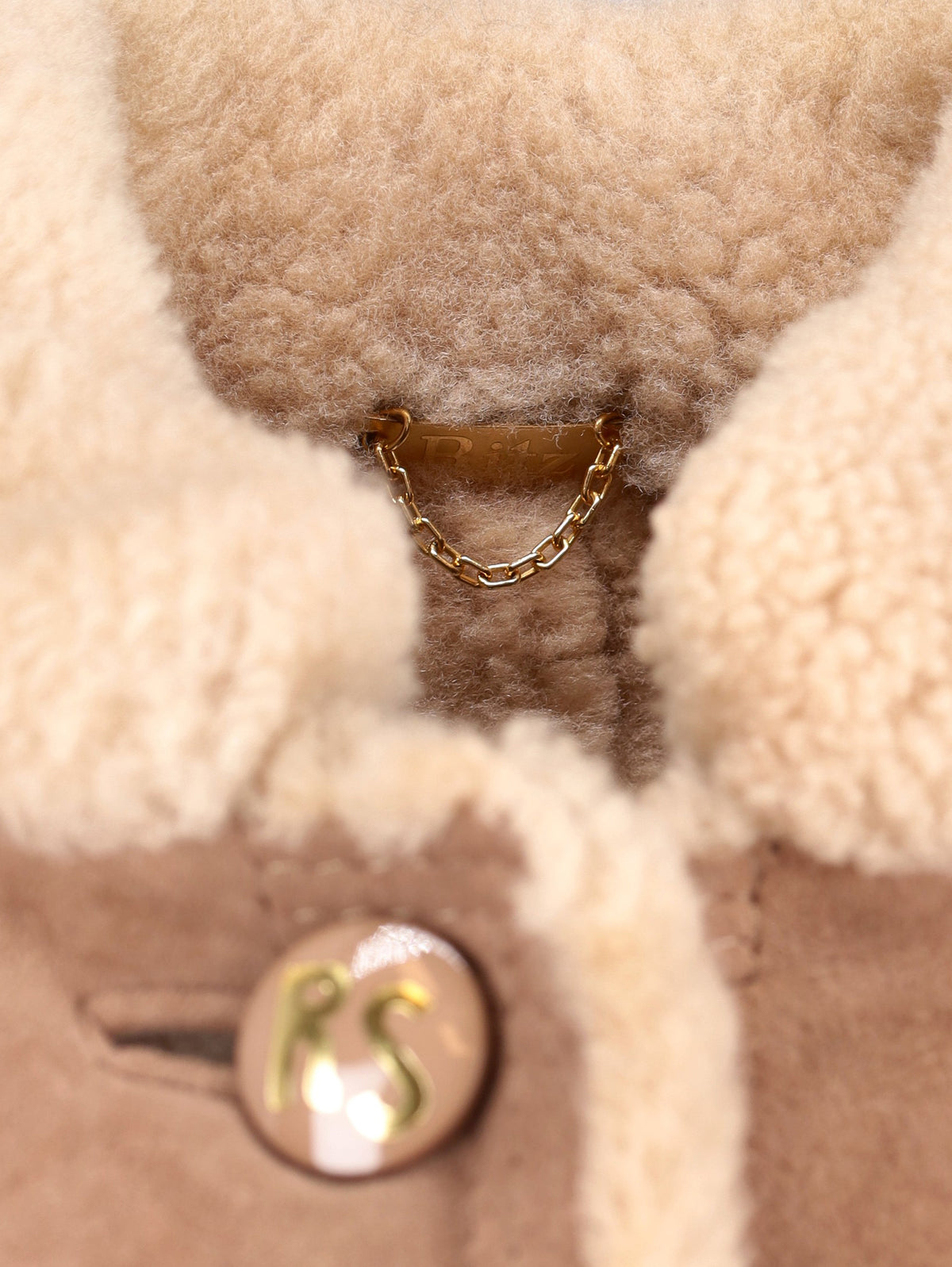 Vintage Shearling Hooded Cape B4925.1  Ritz Saddler 