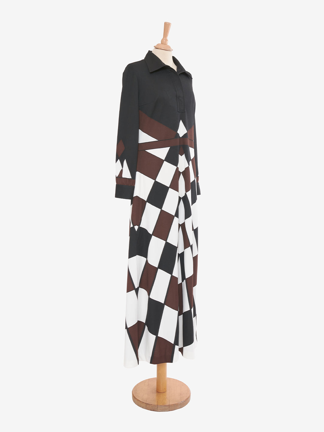 Roberta Di Camerino Rhombus Print Dress