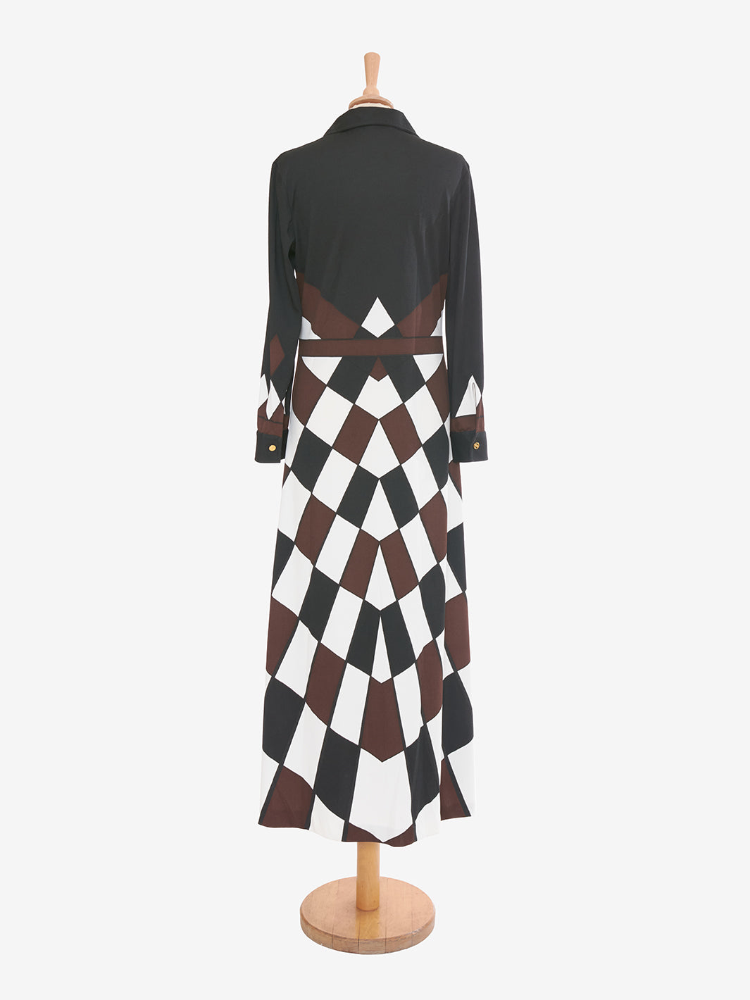 Roberta Di Camerino Rhombus Print Dress