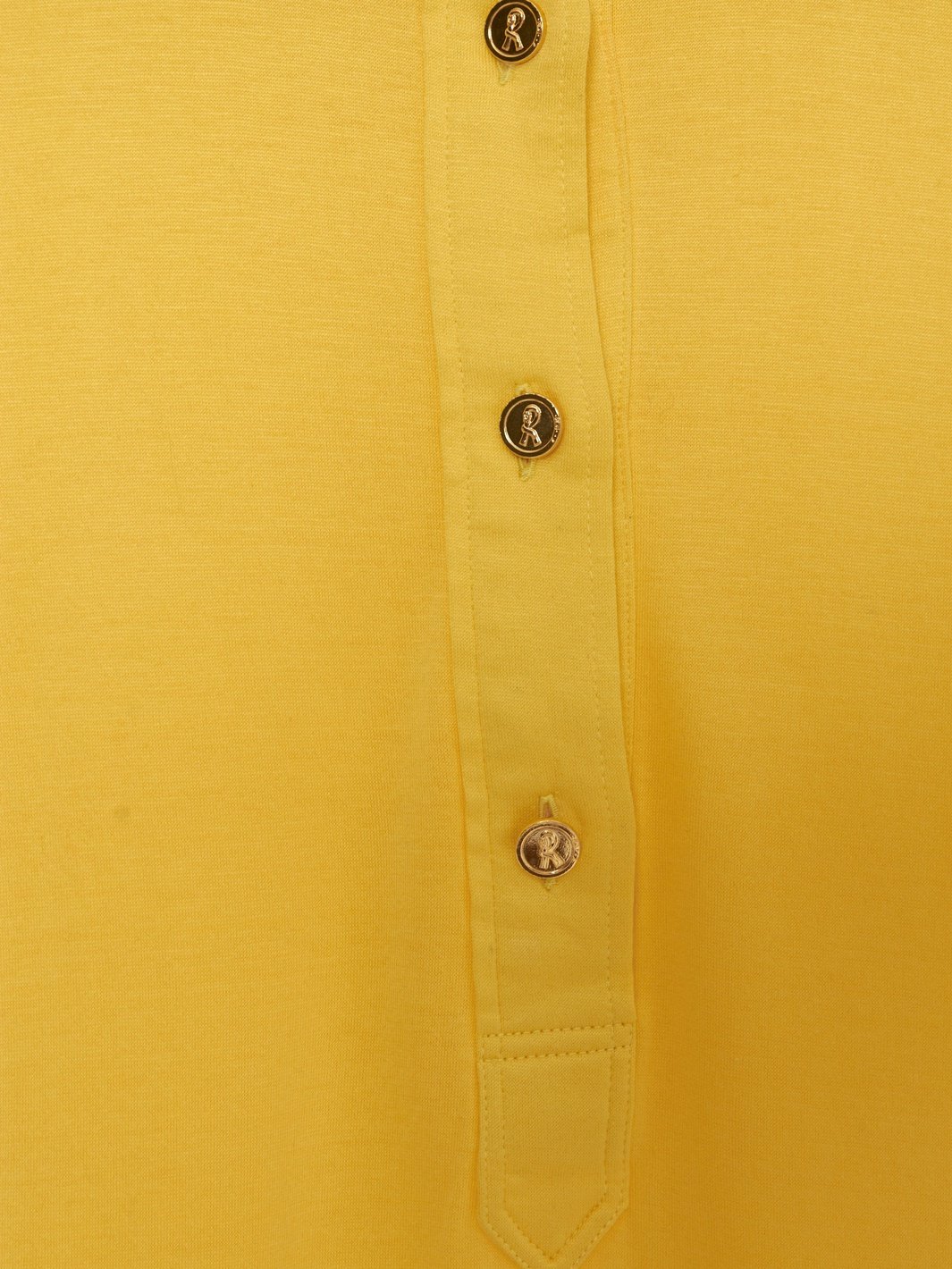 1970s Roberta Di Camerino polo shirt in yellow cotton