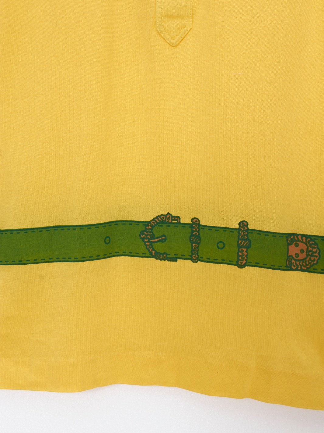 1970s Roberta Di Camerino polo shirt in yellow cotton