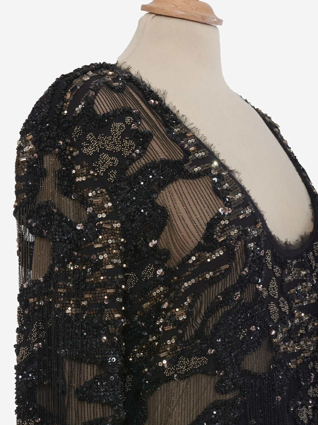 Roberto Cavalli Embroidered Silk Dress with Appliqués W230328.12  Roberto Cavalli 