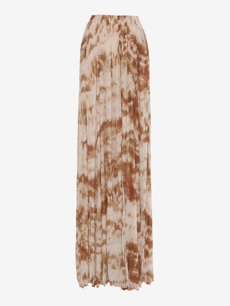 Roberto Cavalli Brown skirt from tie dye pattern