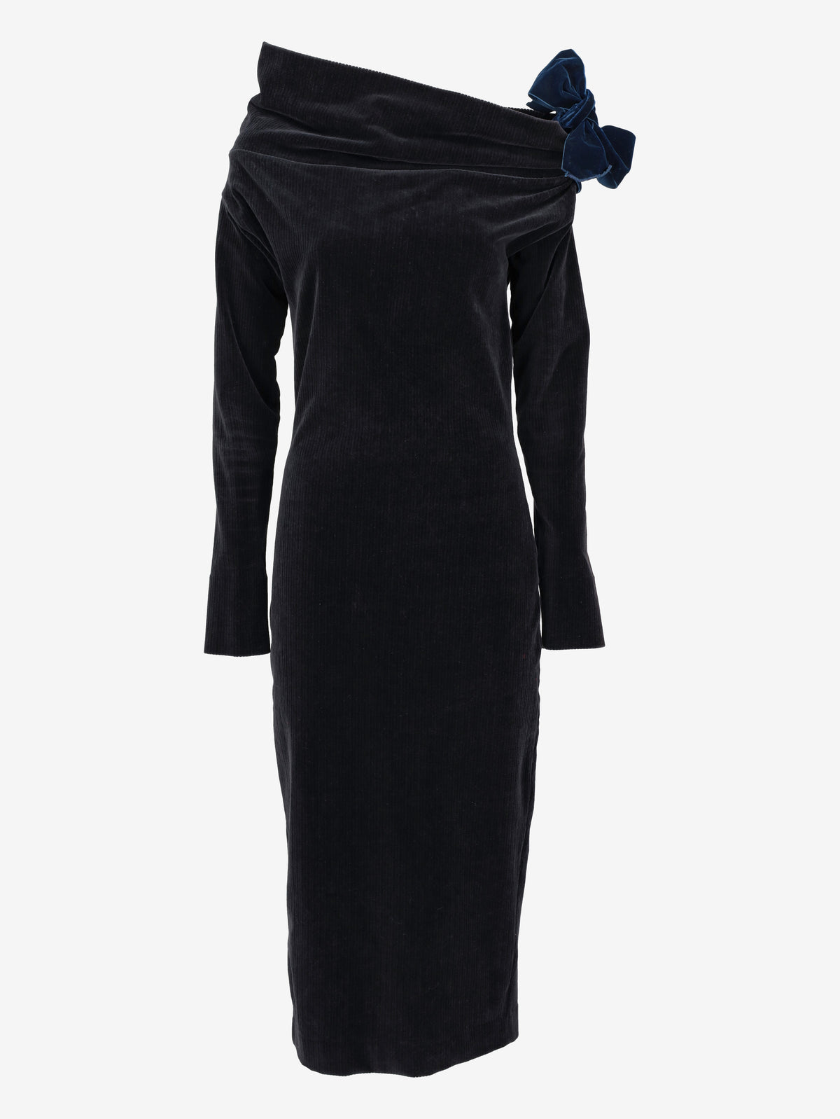 Romeo Gigli Vintage Off-Shoulder Cotton Dress W27526.192  Romeo Gigli 
