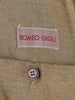 Romeo Gigli Vintage Dark Brown Wool Coat with Leopard-Print Collar WCV1004344  Romeo Gigli 