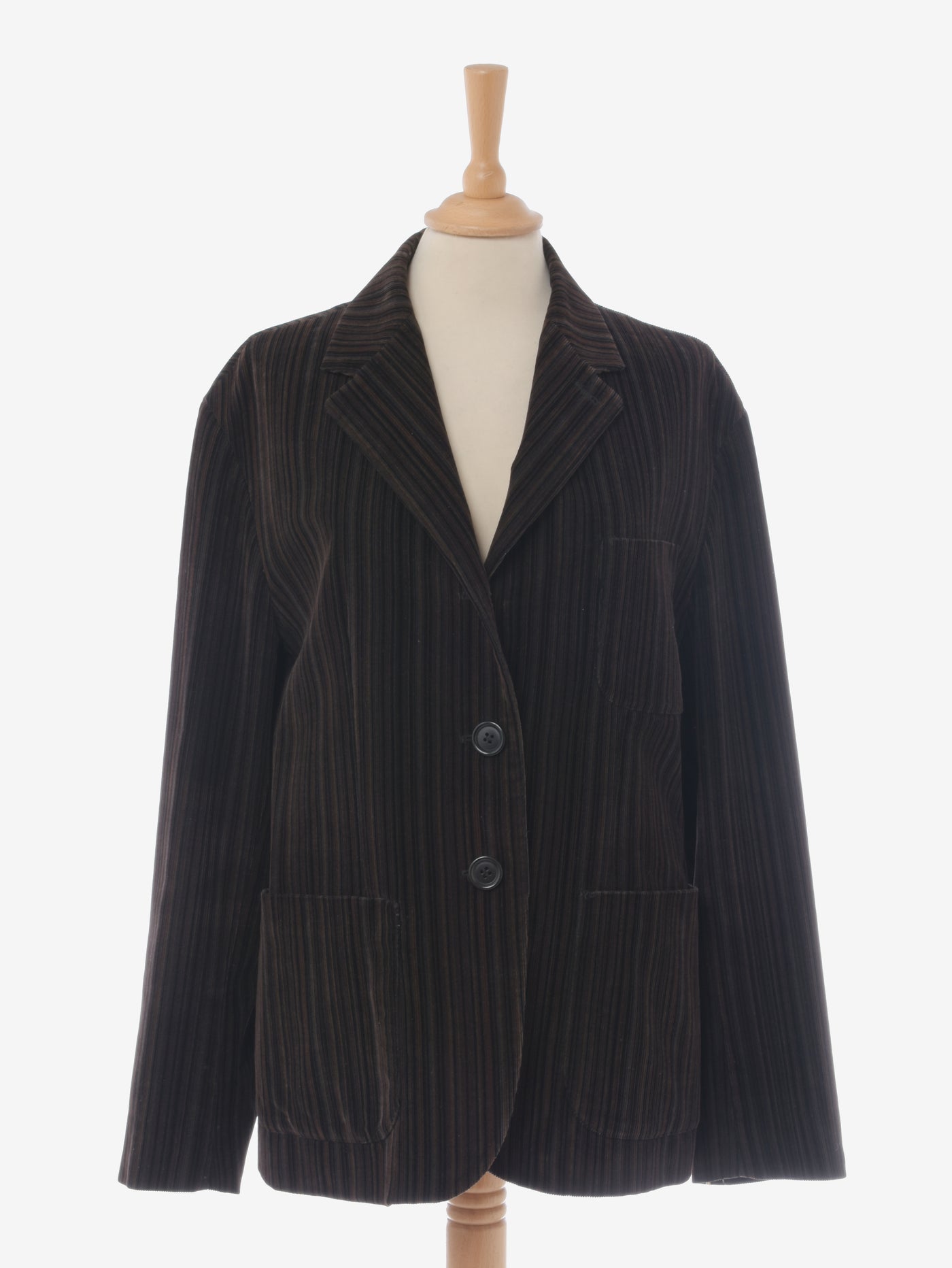 Romeo Gigli Stripes Velvet Blazer - '00s