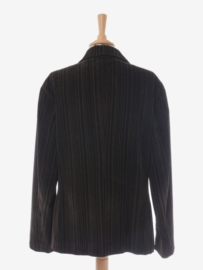 Romeo Gigli Stripes Velvet Blazer - '00s