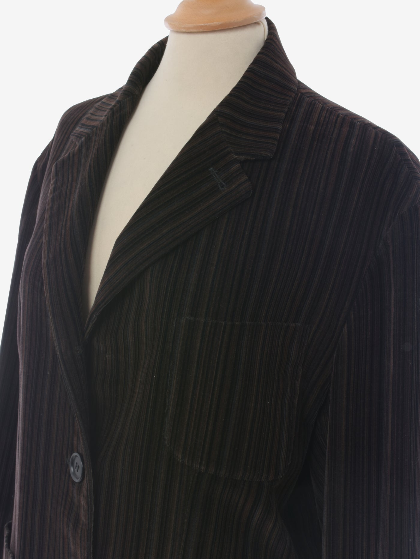 Romeo Gigli Stripes Velvet Blazer - '00s