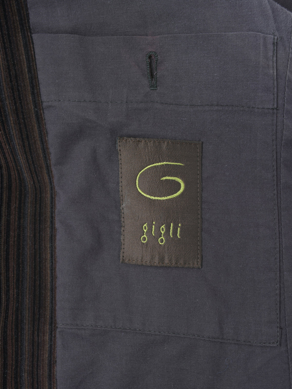 Romeo Gigli Stripes Velvet Blazer - '00s