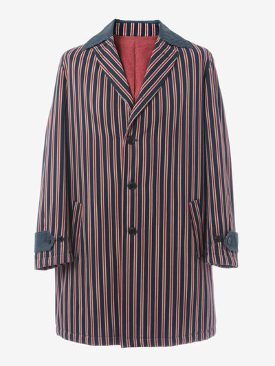 Romeo Gigli Striped Overcoat - ' 90s
