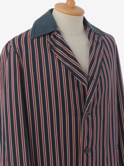 Romeo Gigli Striped Overcoat - ' 90s