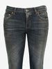 Saint Laurent Low-Waist Skinny Straight Jeans CVB23.4.3  Saint Laurent 