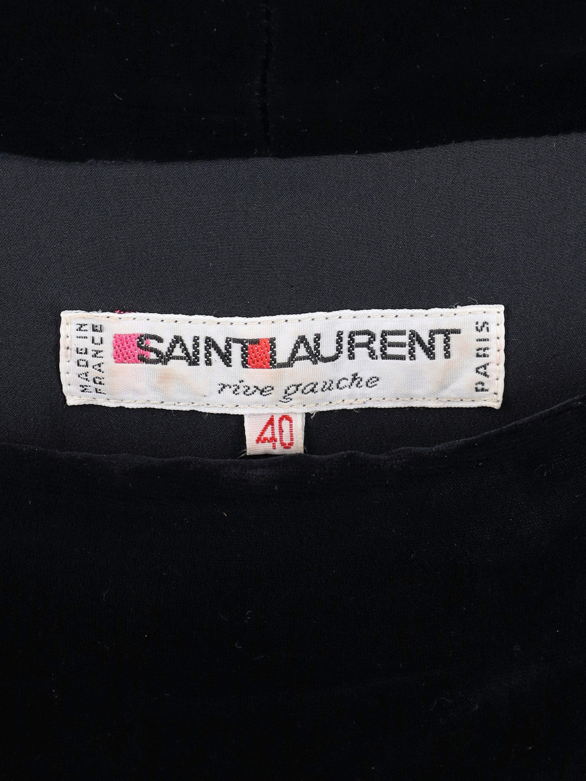 Yves Saint Laurent Rive Gauche FW 1988-89 Black Velvet & Red Faille Ballgown W2926.1  Yves Saint Laurent 