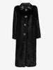 Ermanno Scervino Faux Fur Coat with Jewel Buttons CVM26.22.40  Ermanno Scervino 