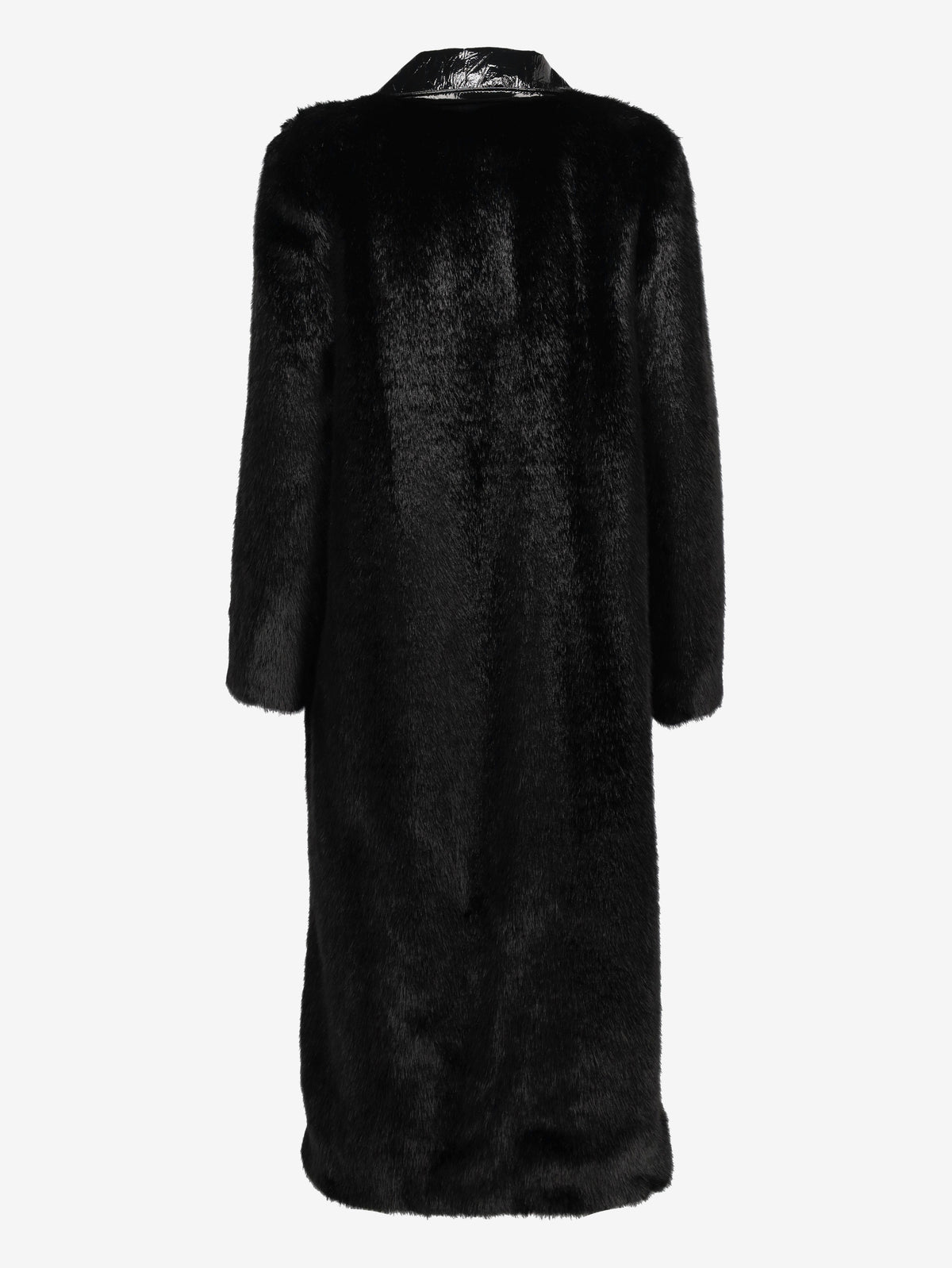 Ermanno Scervino Faux Fur Coat with Jewel Buttons CVM26.22.40  Ermanno Scervino 
