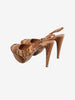 Sergio Rossi Python-Effect Platform Heels W6826.1  Sergio Rossi 