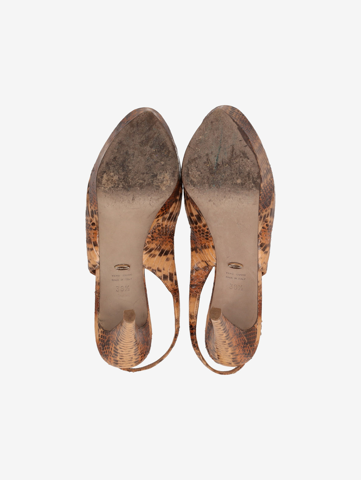 Sergio Rossi Python-Effect Platform Heels W6826.1  Sergio Rossi 