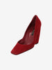Sergio Rossi Red Suede Wedge Heels W6826.2  Sergio Rossi 