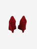Sergio Rossi Red Suede Wedge Heels W6826.2  Sergio Rossi 