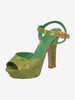 Sergio Rossi Bamboo-Effect Platform Heels W6826.3  Sergio Rossi 