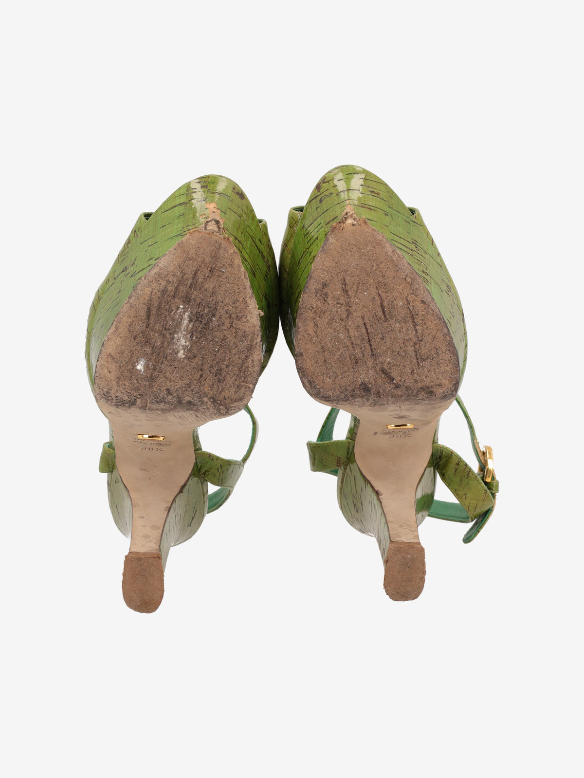 Sergio Rossi Bamboo-Effect Platform Heels W6826.3  Sergio Rossi 