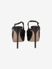 Sergio Rossi Black Satin Platform Pumps W6826.6  Sergio Rossi 