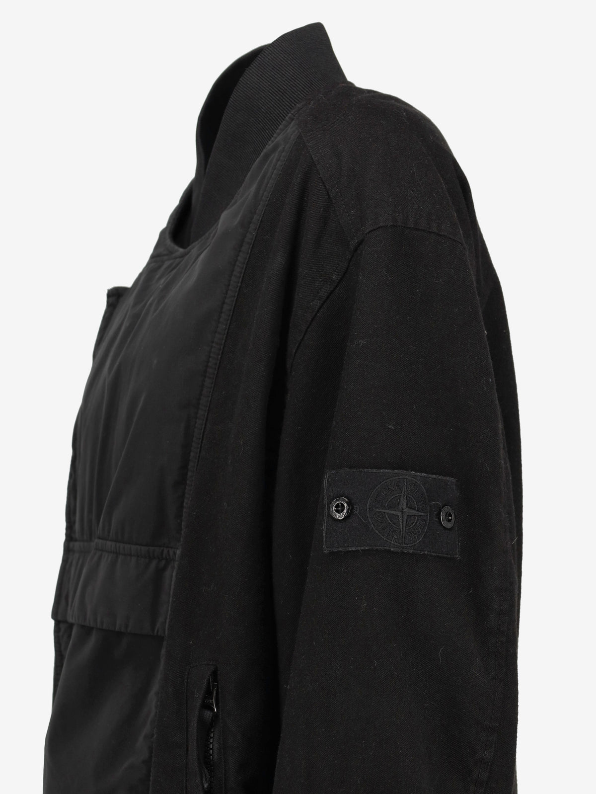 Stone Island Oversized Wool Padded Jacket MU260321.9  Stone island 