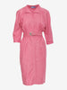 Thierry Mugler Pink Cotton Dress
