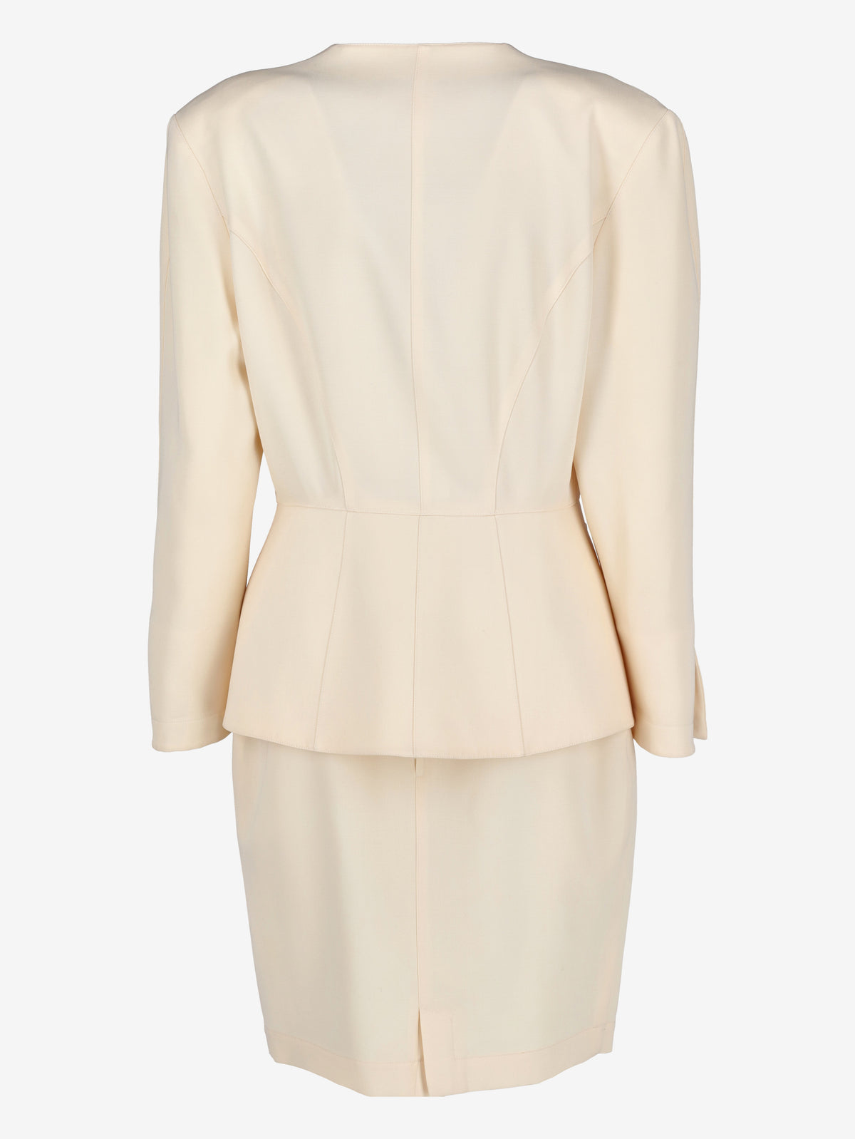 Thierry Mugler Sculptural Tailored Jacket and Pencil Skirt Suit W081026.1  Thierry Mugler 