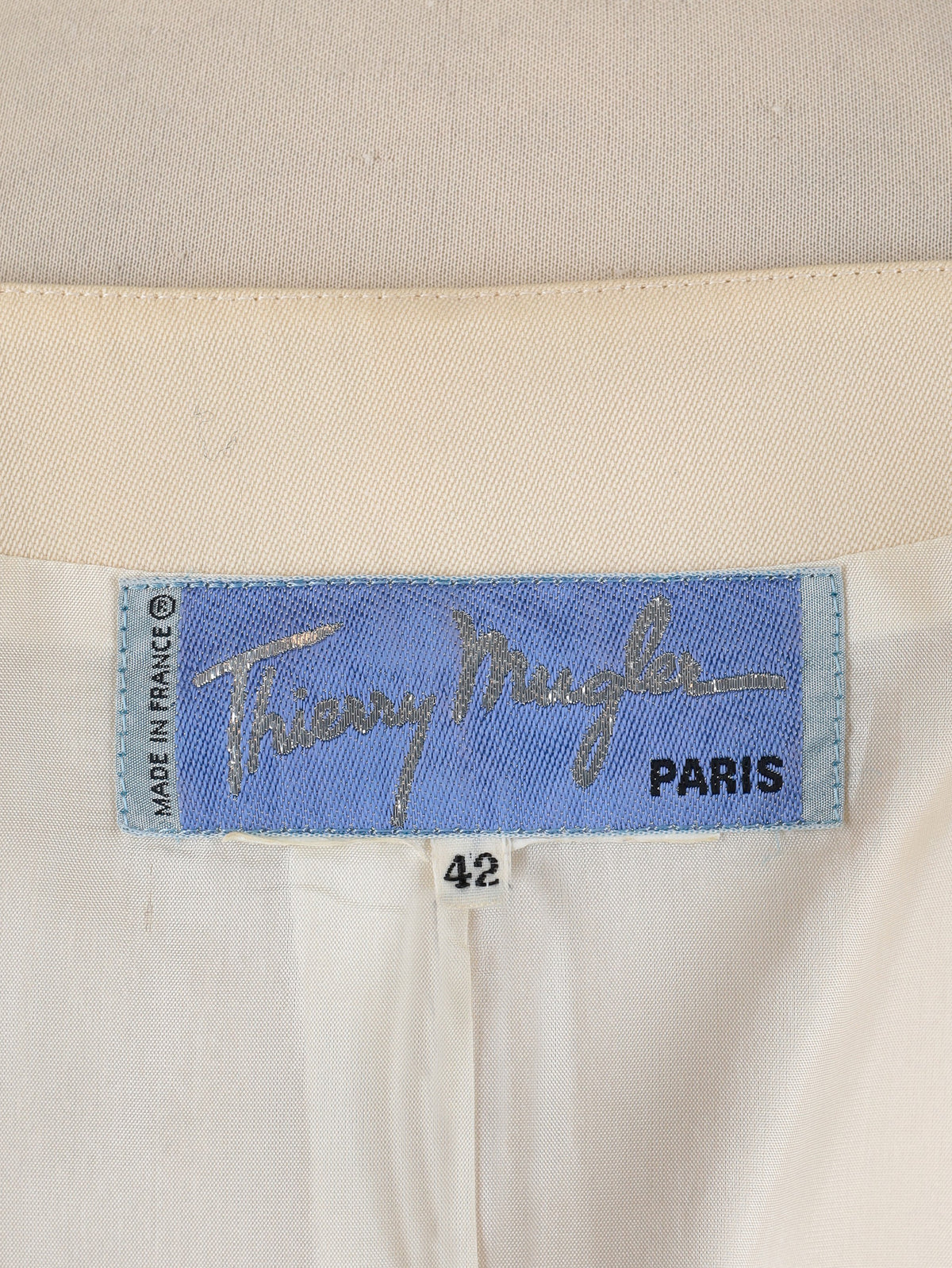 Thierry Mugler Sculptural Tailored Jacket and Pencil Skirt Suit W081026.1  Thierry Mugler 