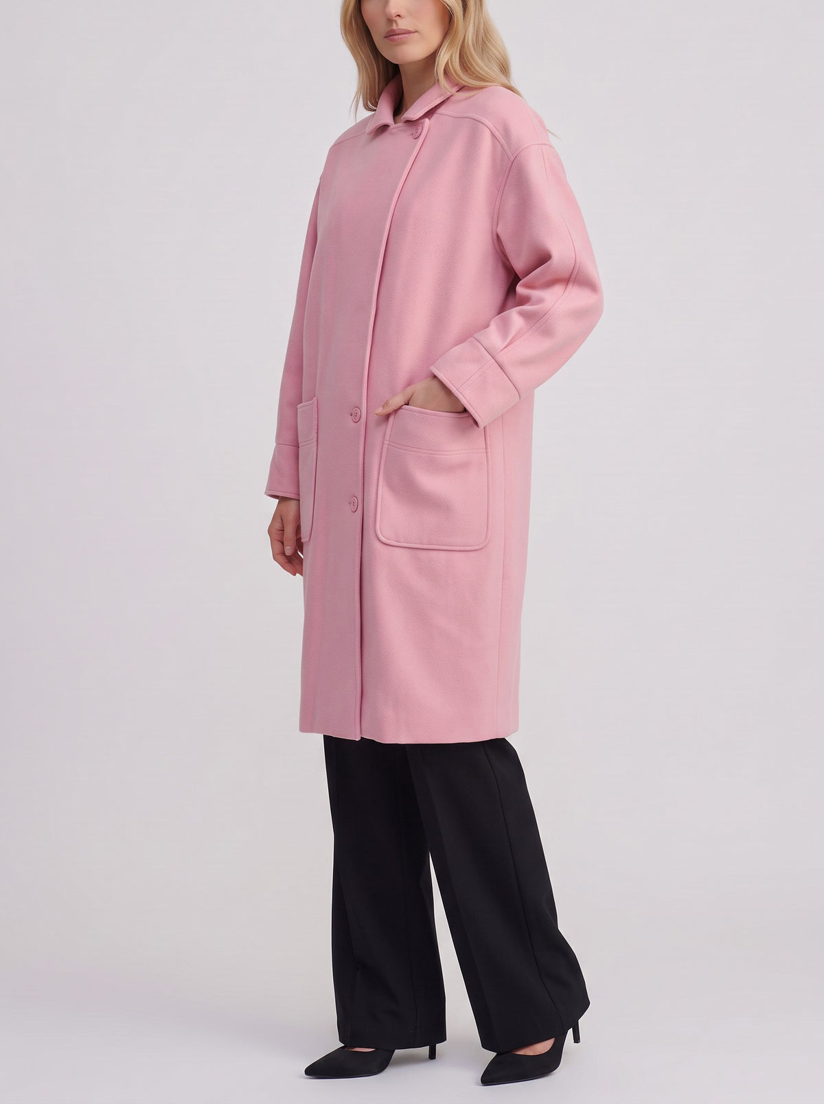 Ungaro Vintage Pink Long Coat W27526.200  Ungaro 