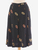 Emanuel Ungaro Silk suit skirt and blouse abstract pattern