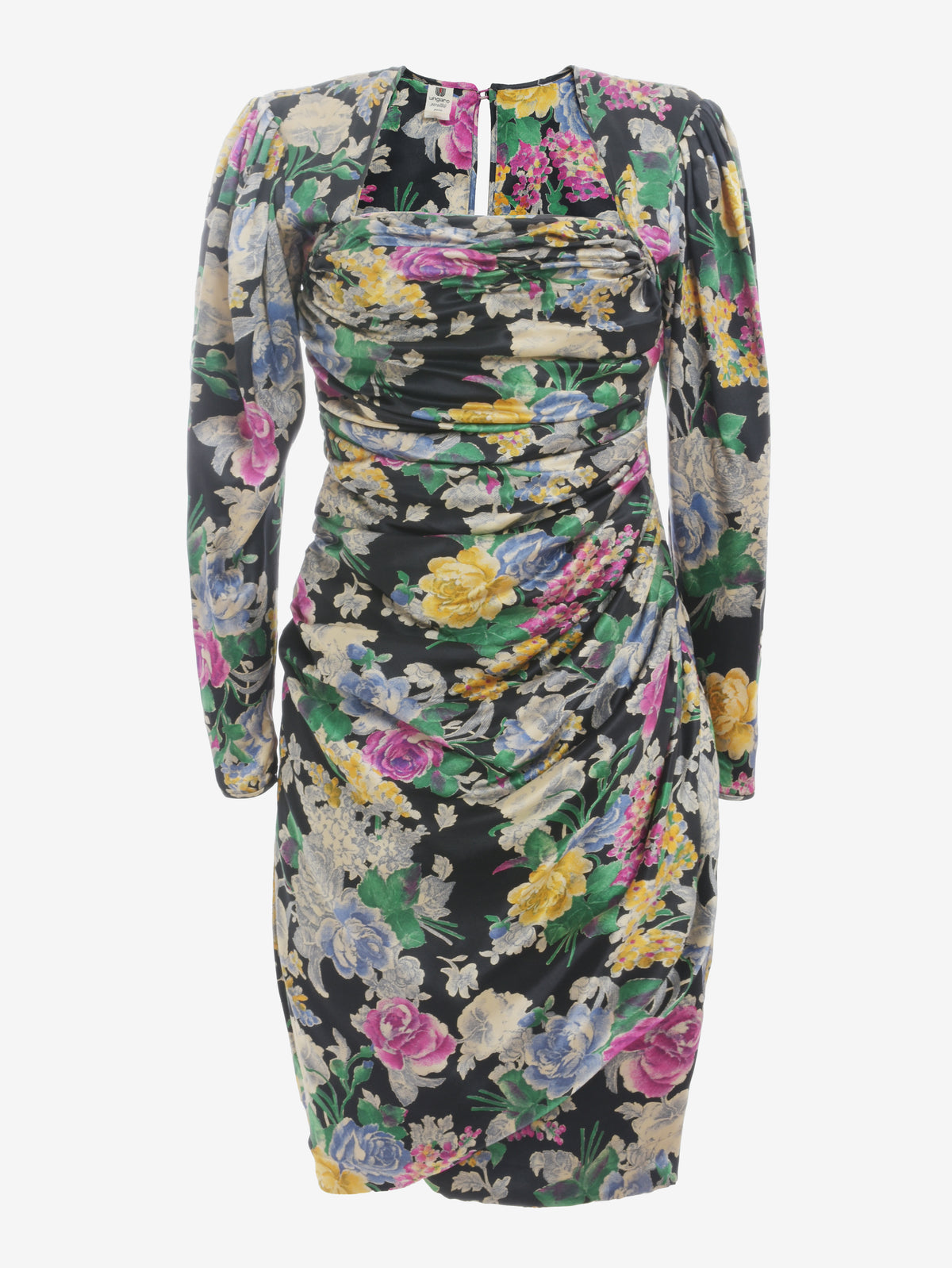 Ungaro Flower Print Dress - '80s<BR/>