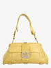 Valentino Shoulder Bag In Yellow Cocco B4625.22  Valentino 