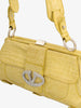 Valentino Shoulder Bag In Yellow Cocco B4625.22  Valentino 